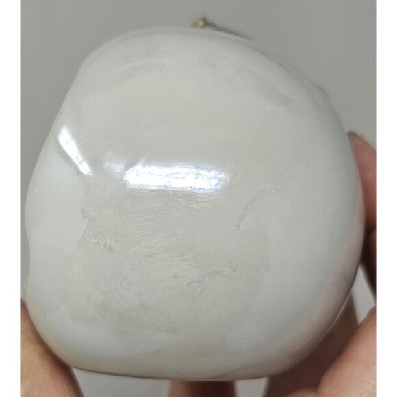 Apple Tree Designs Holy Nativity Scene Porcelain White & Gold Lighted Ornament - Picture 4 of 10